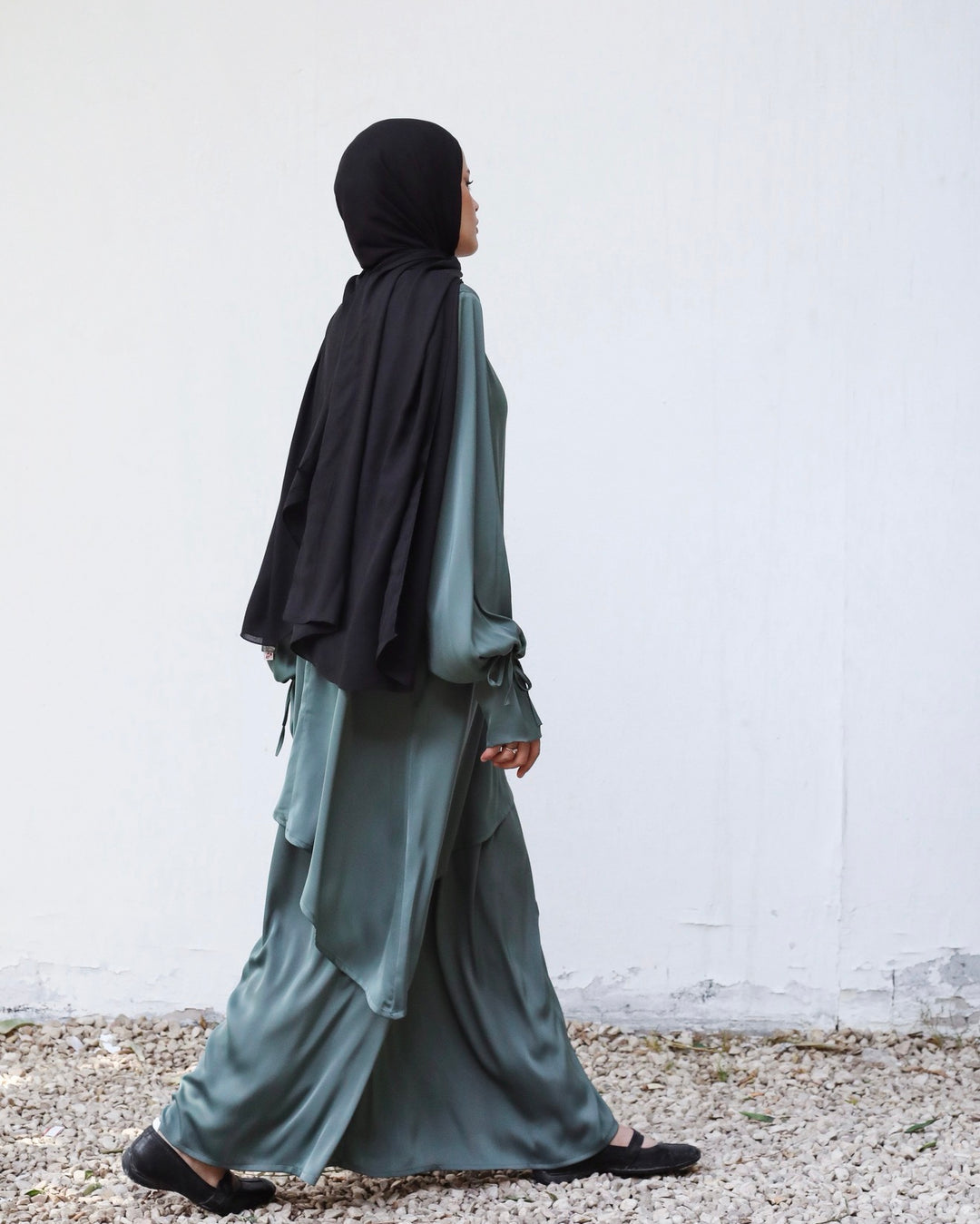 Asymmetric Satin Set C0509