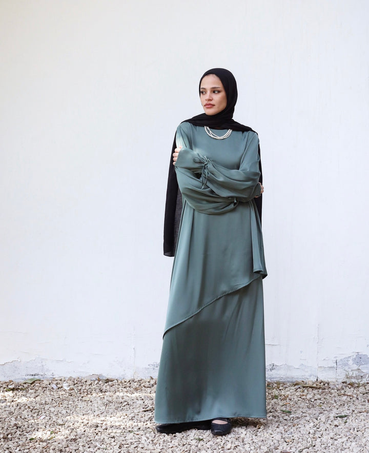 Asymmetric Satin Set C0509