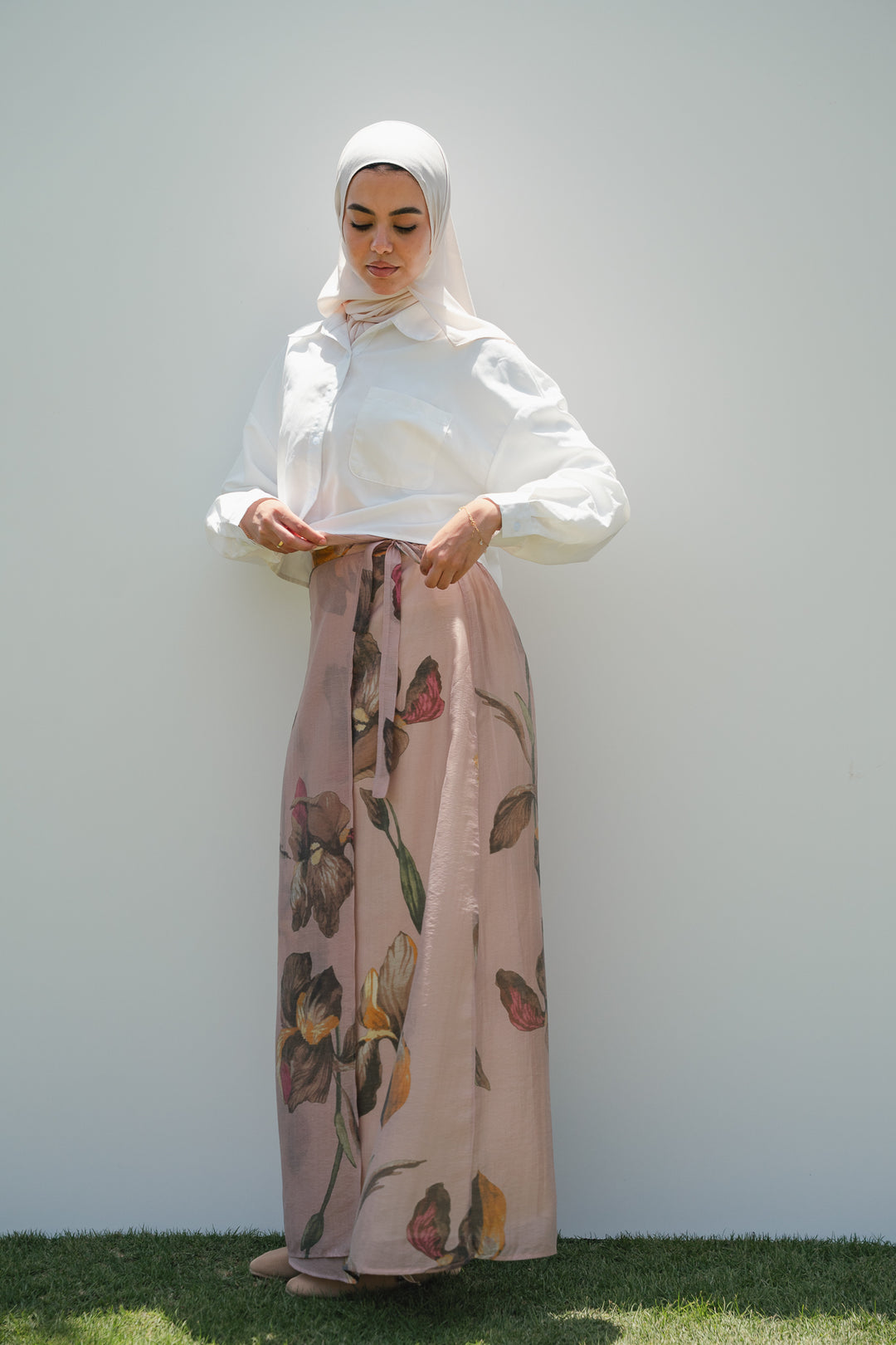 Wrap Floral Skirt C0543