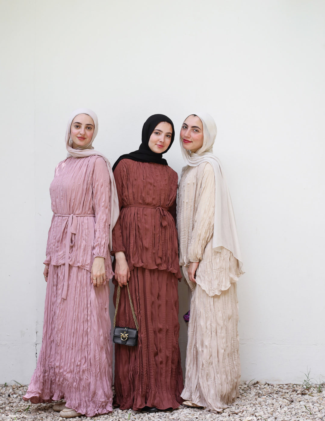 Haze Crinkled Dress C0388