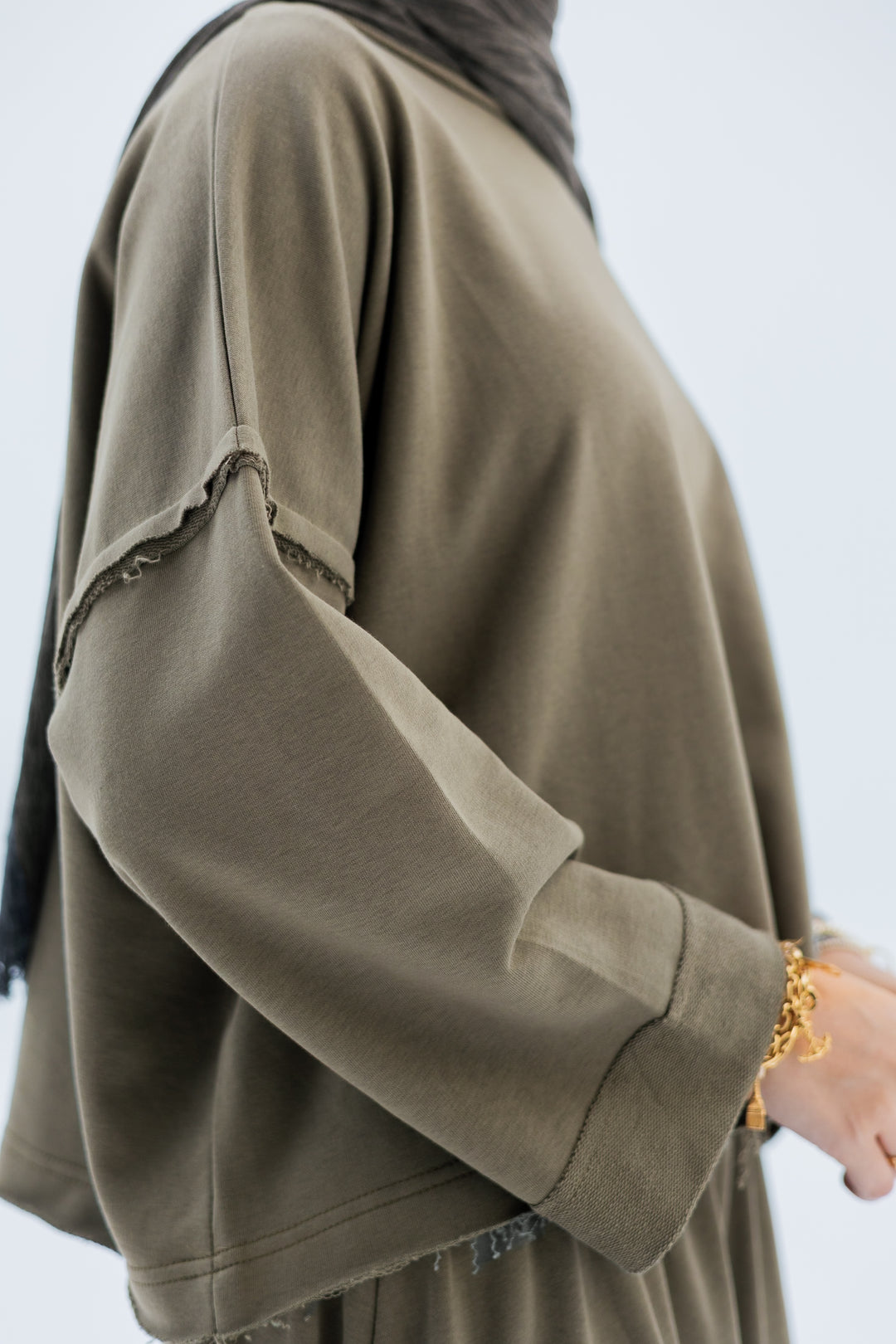 Cropped Hoodie Set C0436