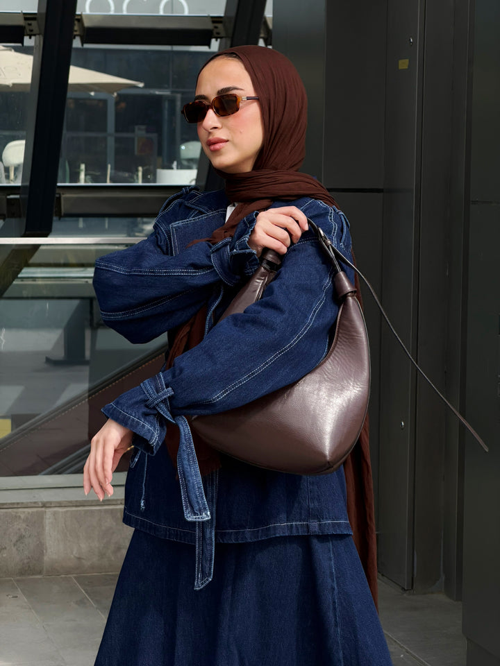 Trench denim set C0479