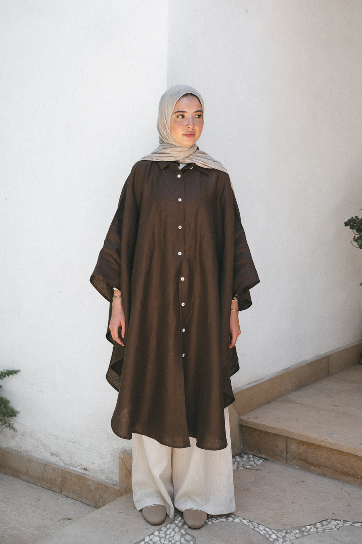 Cape Linen Shirt C0557