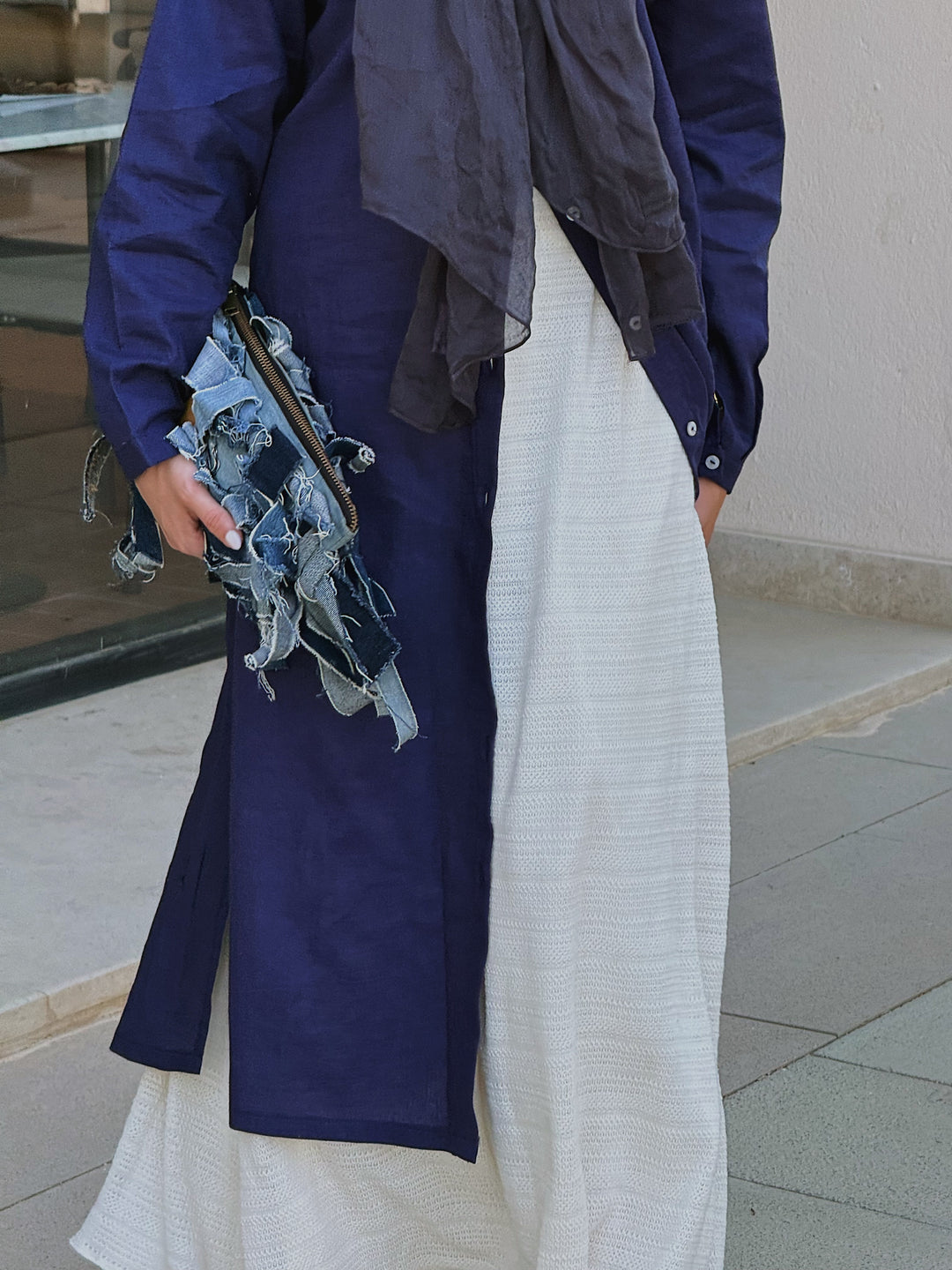 Midi linen shirt C0183
