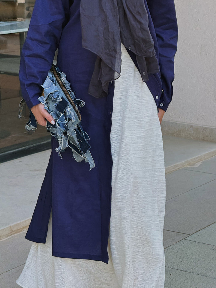 Midi linen shirt C0183