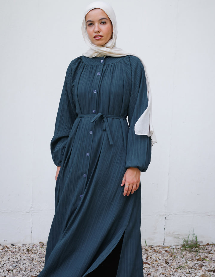 Wrinkle Shirt Dress C0398