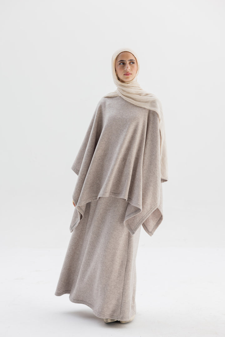 Knit Cape Set C0442