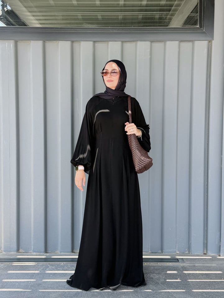 A-Line Fitted Abaya C0537