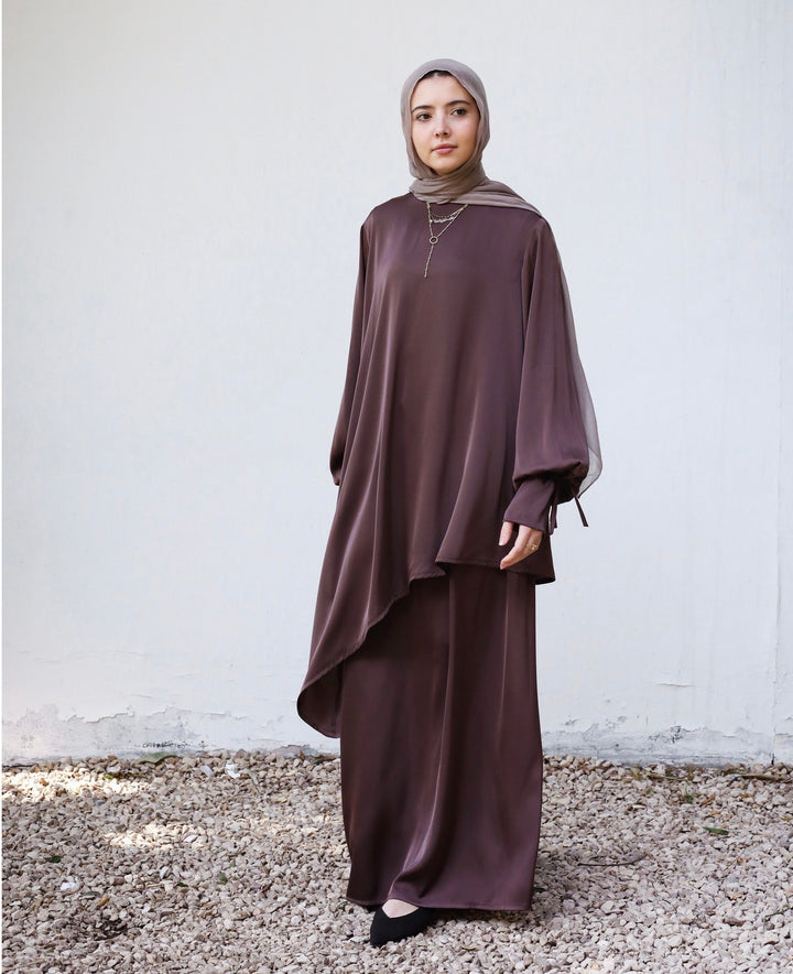 Asymmetric Satin Set C0509