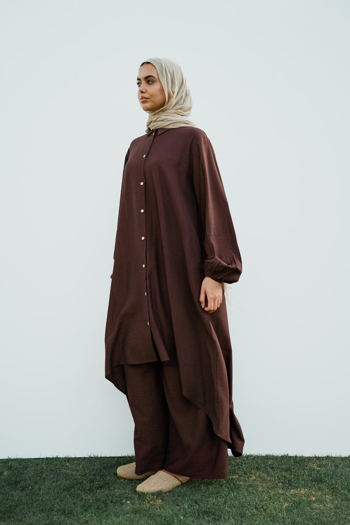 Linen shirt set C0137