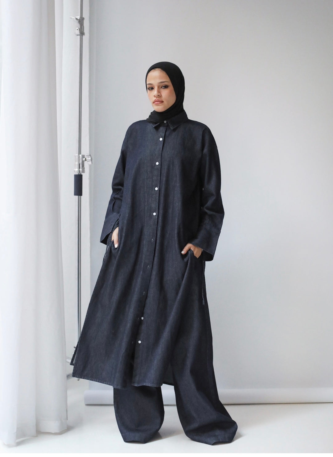 Denim Shirt Set C0461