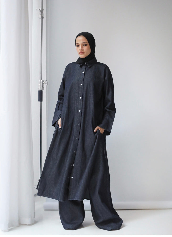 Denim Shirt Set C0461