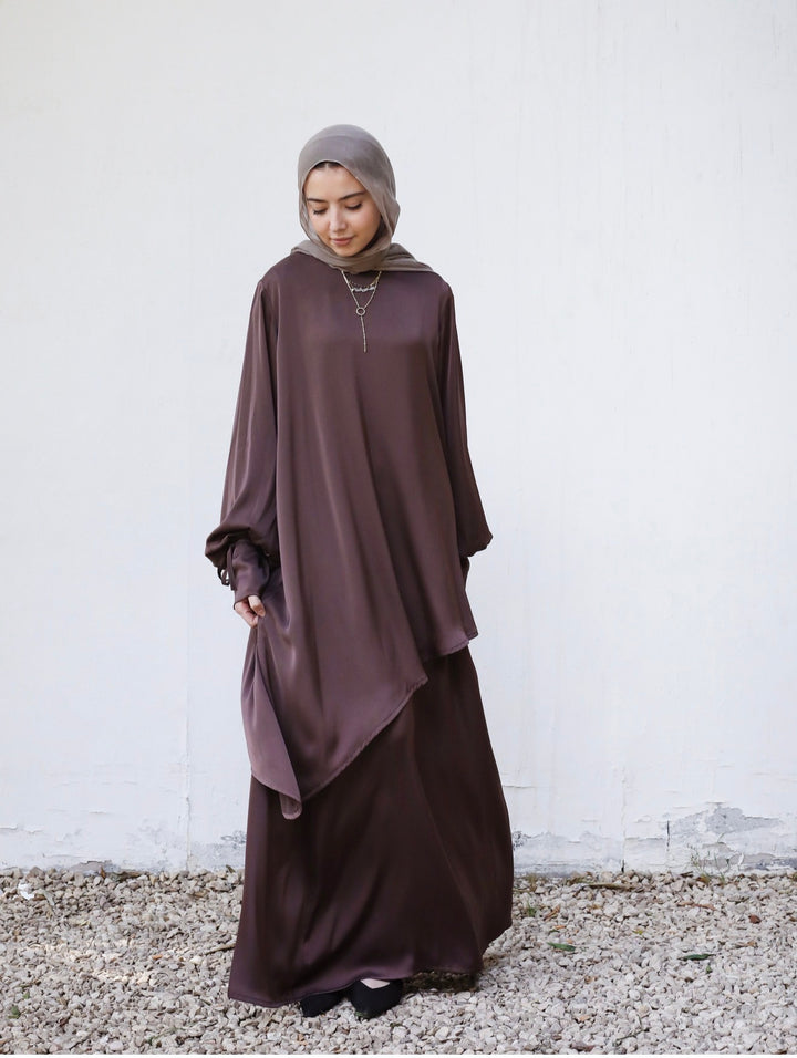 Asymmetric Satin Set C0509