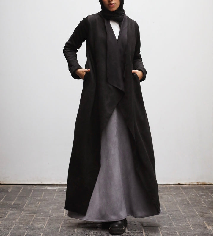 Drape waterfall coat C0225