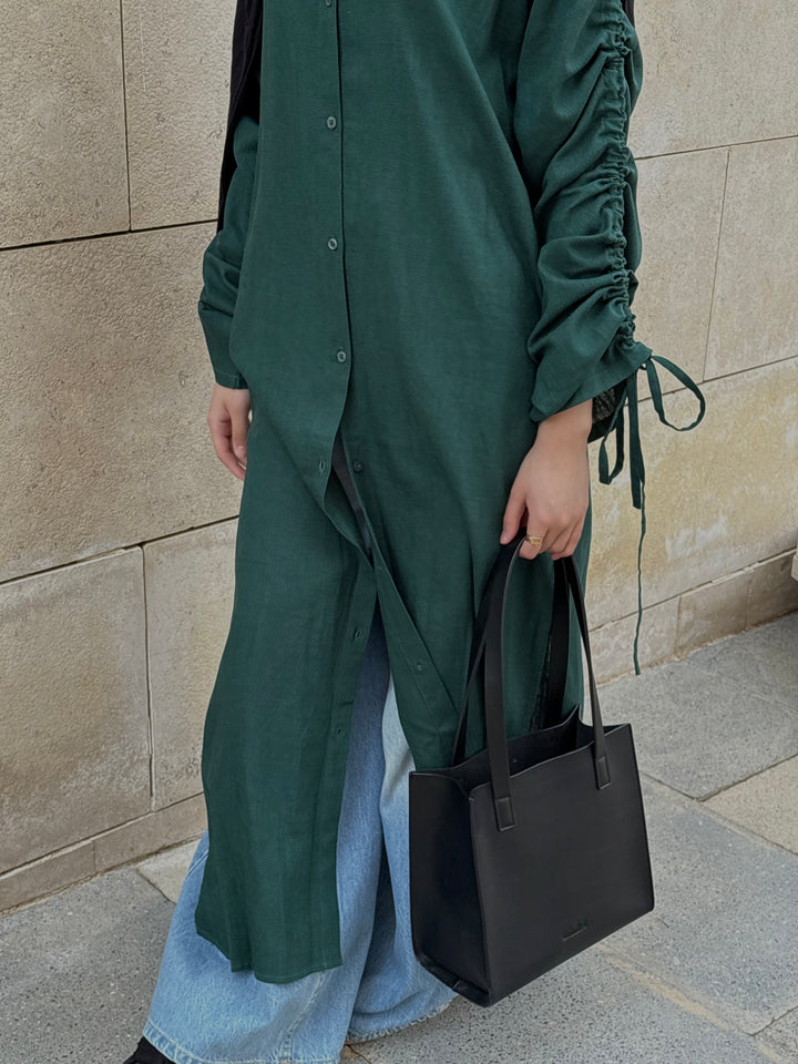 Longline Linen Shirt C0515