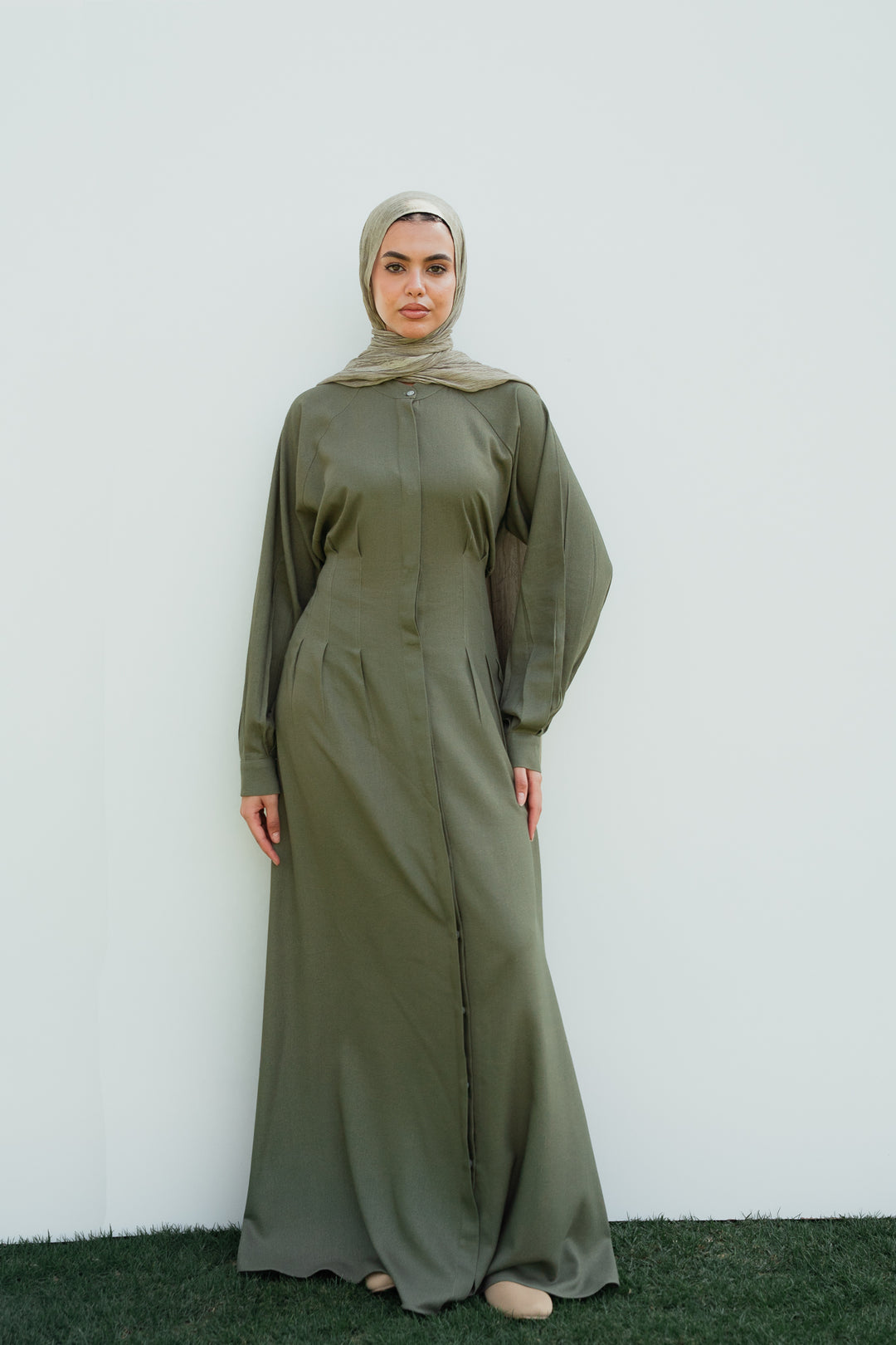 Fitted A-line Dress C0404