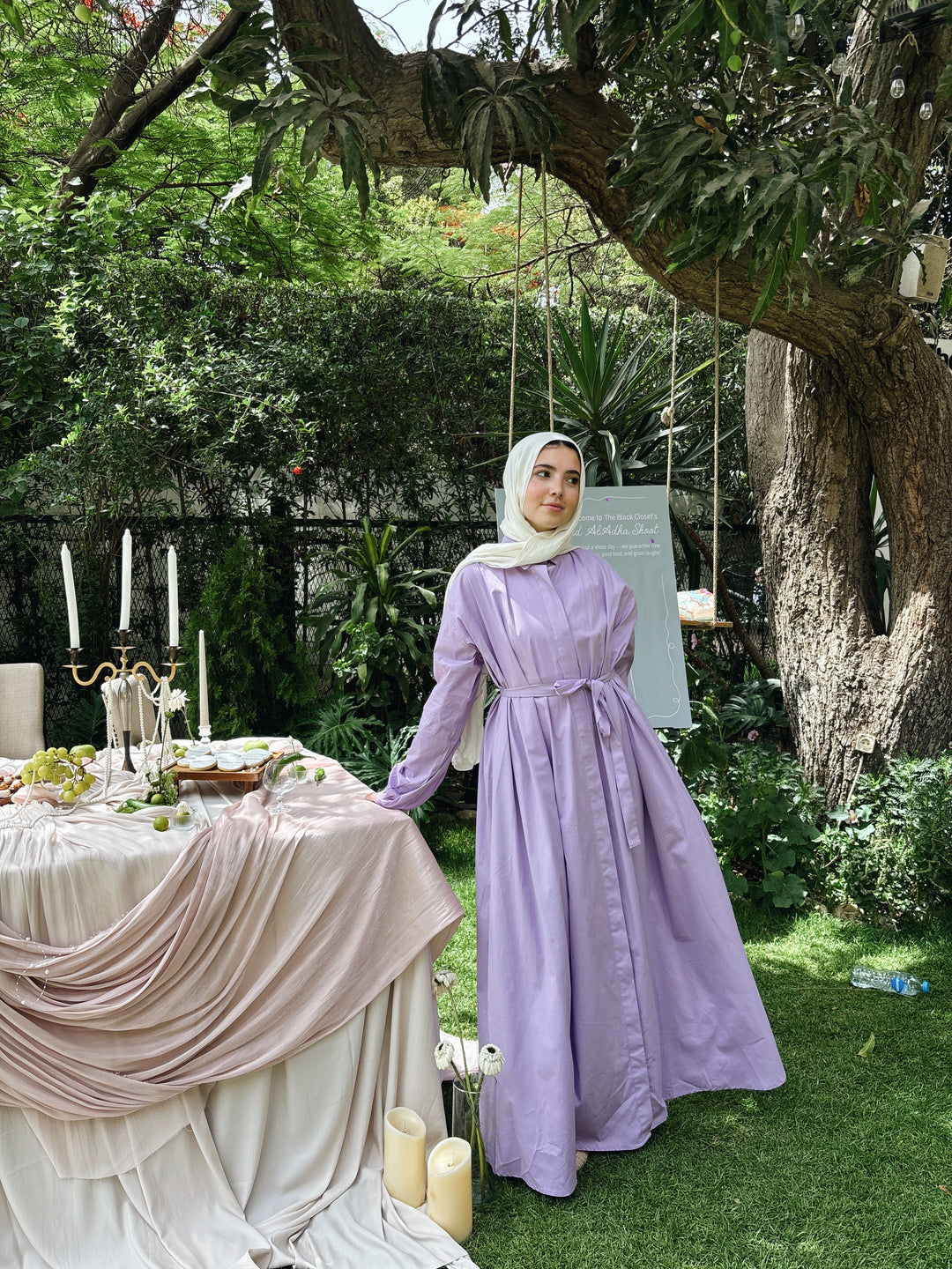 Cloche Poplin Shirt Dress C0387