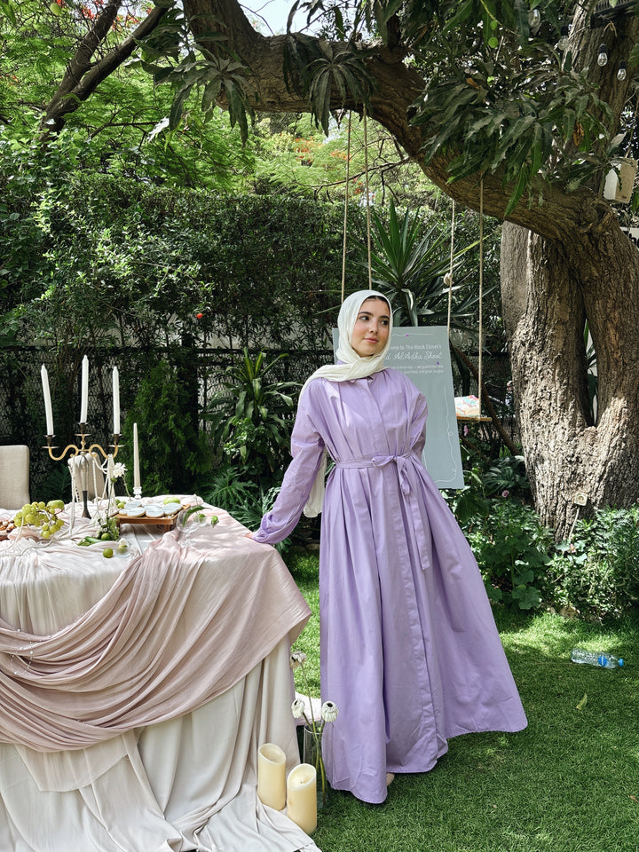 Cloche Poplin Shirt Dress C0387