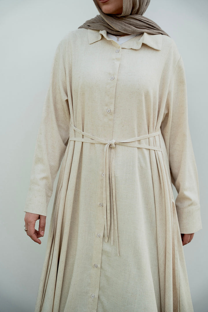 Asymmetrical Shirt Dress  C0519