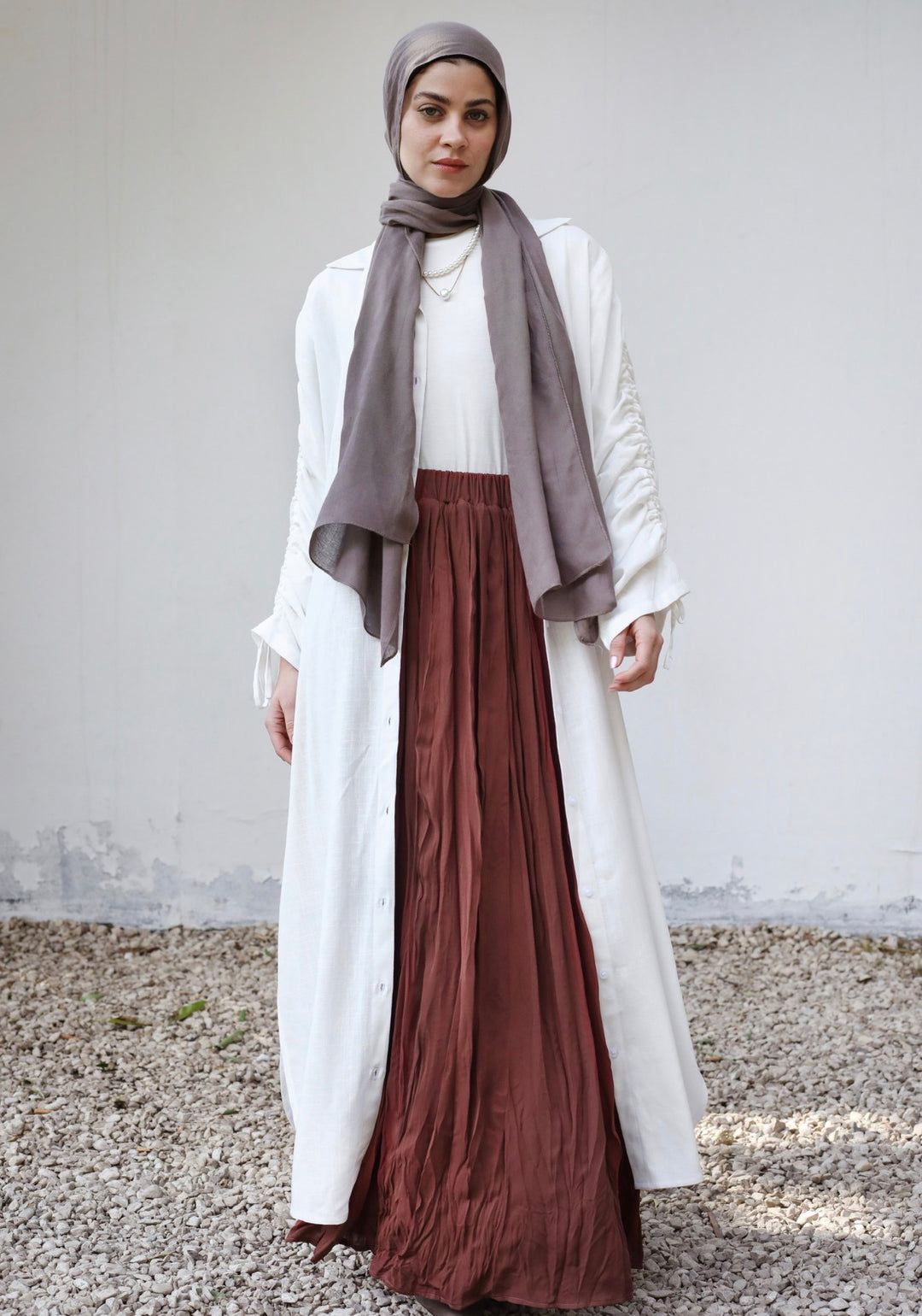 Longline Linen Shirt C0515
