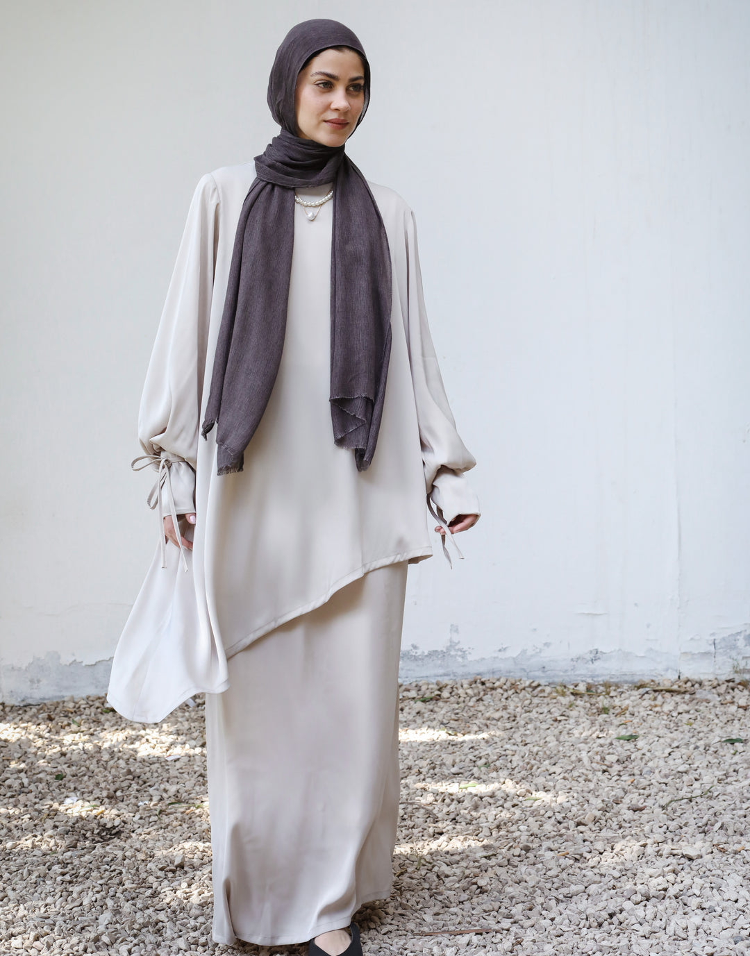 Asymmetric Satin Set C0509