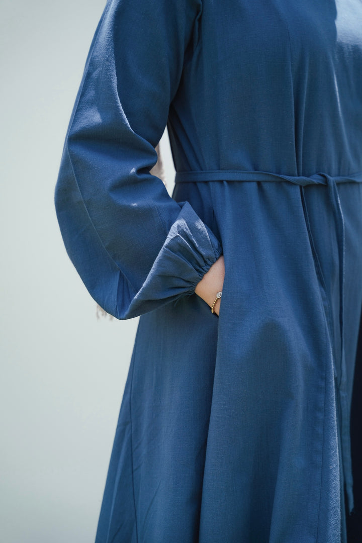 Voluminous Linen Dress C0540