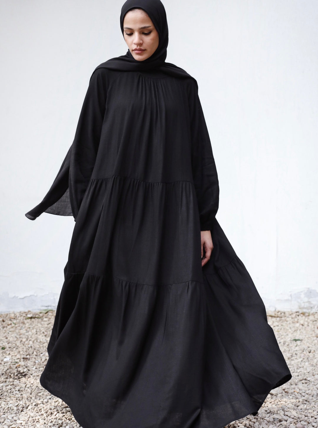 Linen Gypsy Dress C0511