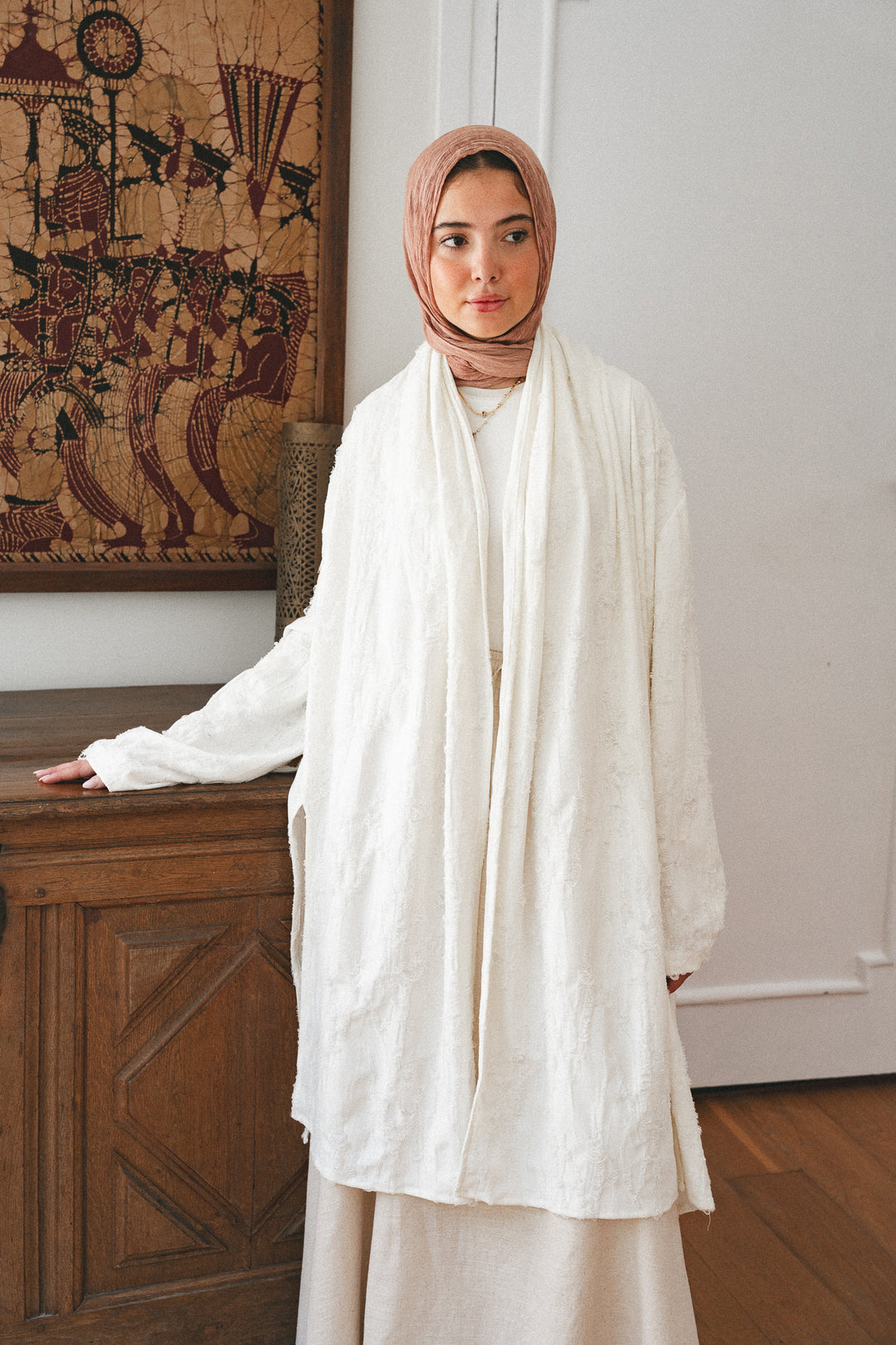 Brushed Fringe Cardigan C0568