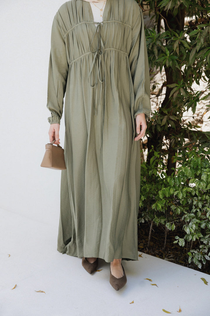 The Soft Tie Dress C0385