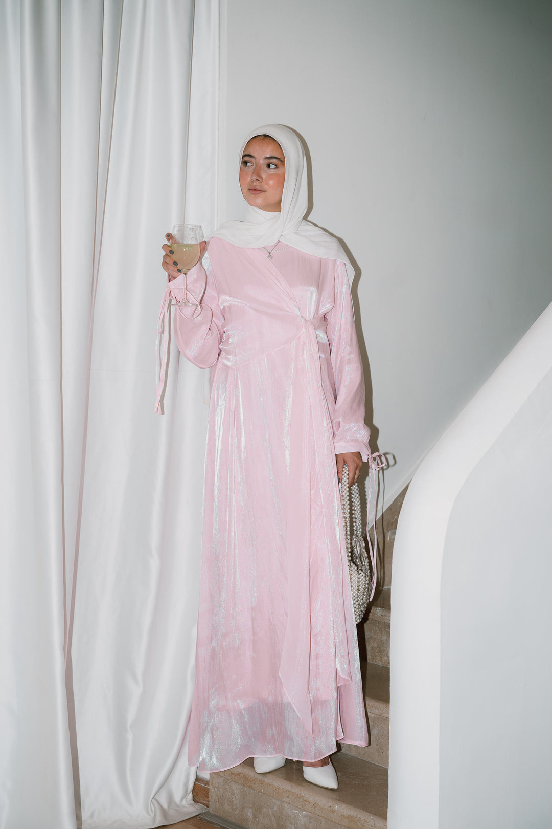 Sheer Knot Dress C0421
