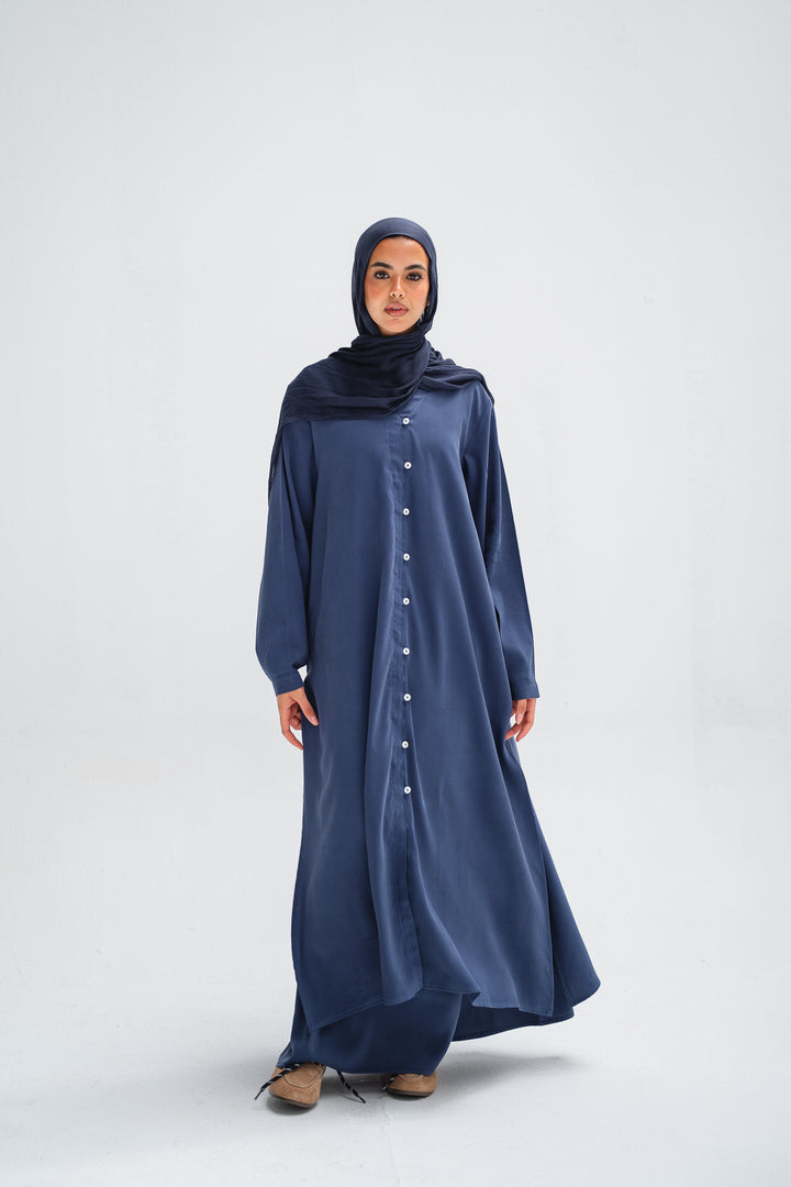 Midi Button-Up Shirt