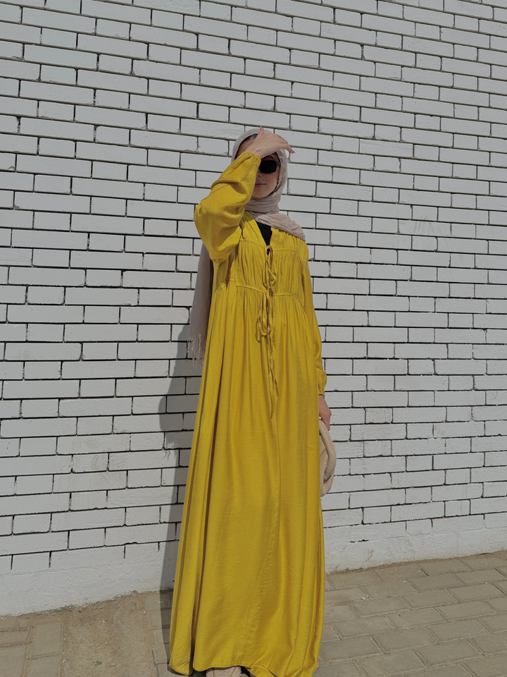 The Soft Tie Dress C0385
