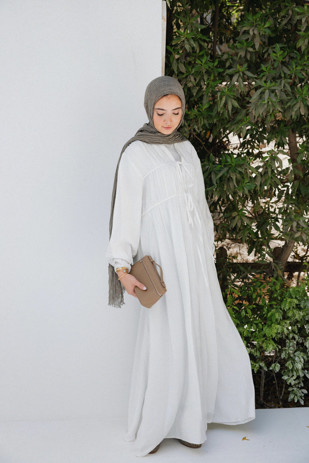 The Soft Tie Dress C0385