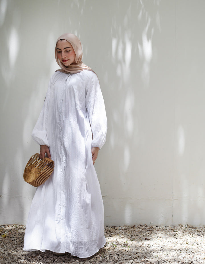 Crinkled Shirt Dress C0384