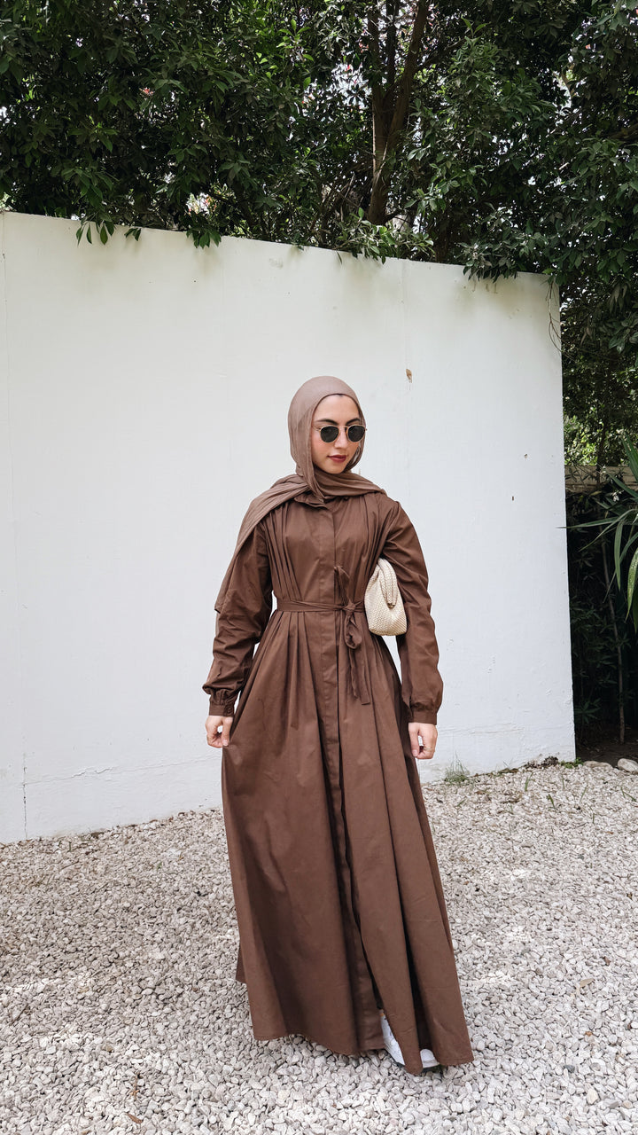 Cloche Poplin Shirt Dress C0387