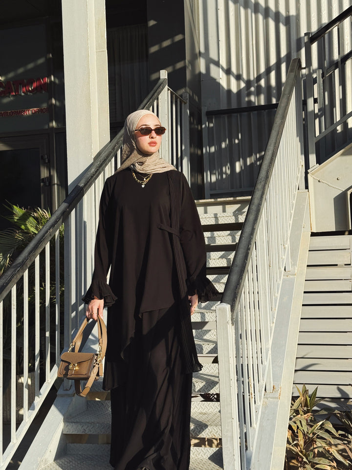 Pleated Titled Set C0424