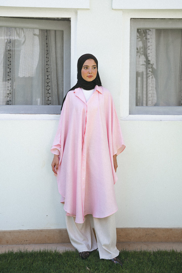 Cape Linen Shirt C0557