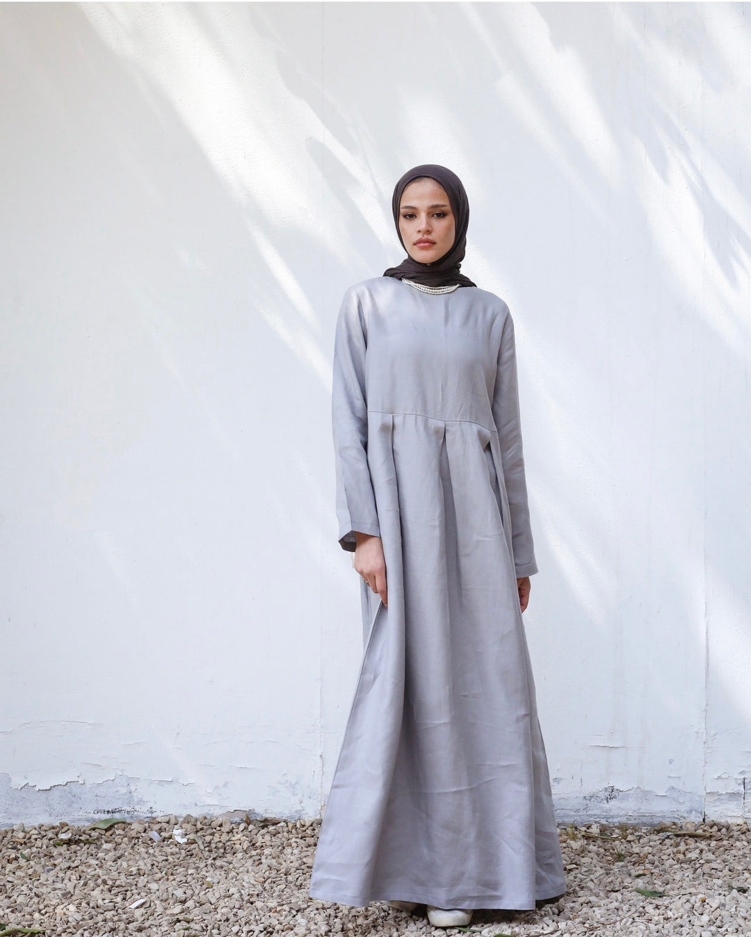 Pleated waist Dress c0516