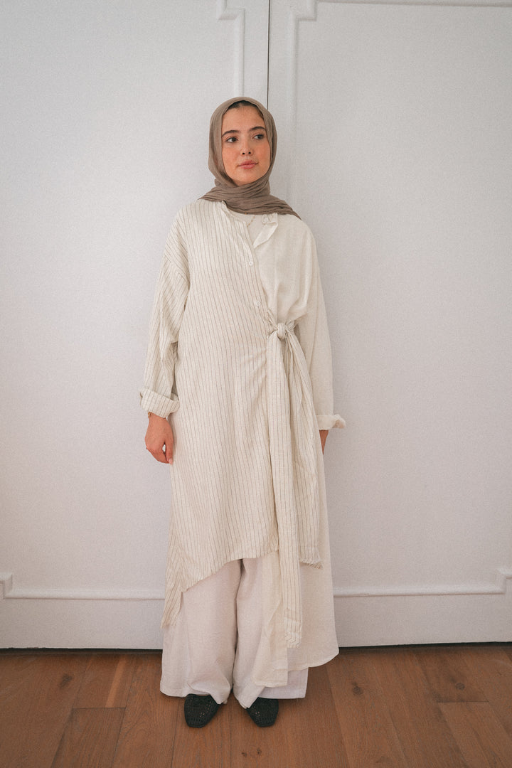 Stripped Contrast Shirt