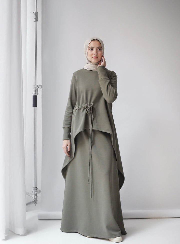 High-low Skirt Set C0456