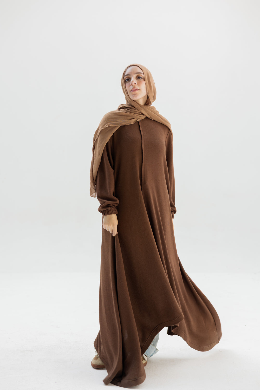 Asymmetrical Knit Dress C0446