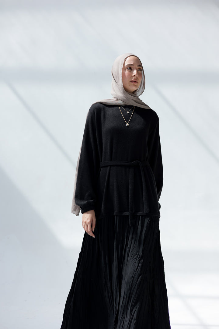 Knit Crushed Dress C0439