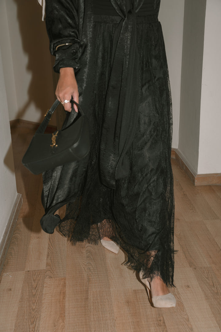 Lace Maxi Skirt C0423