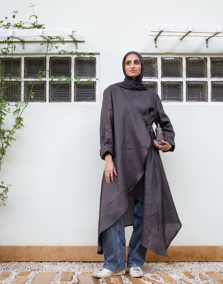 Asymmetric Draped Tunic