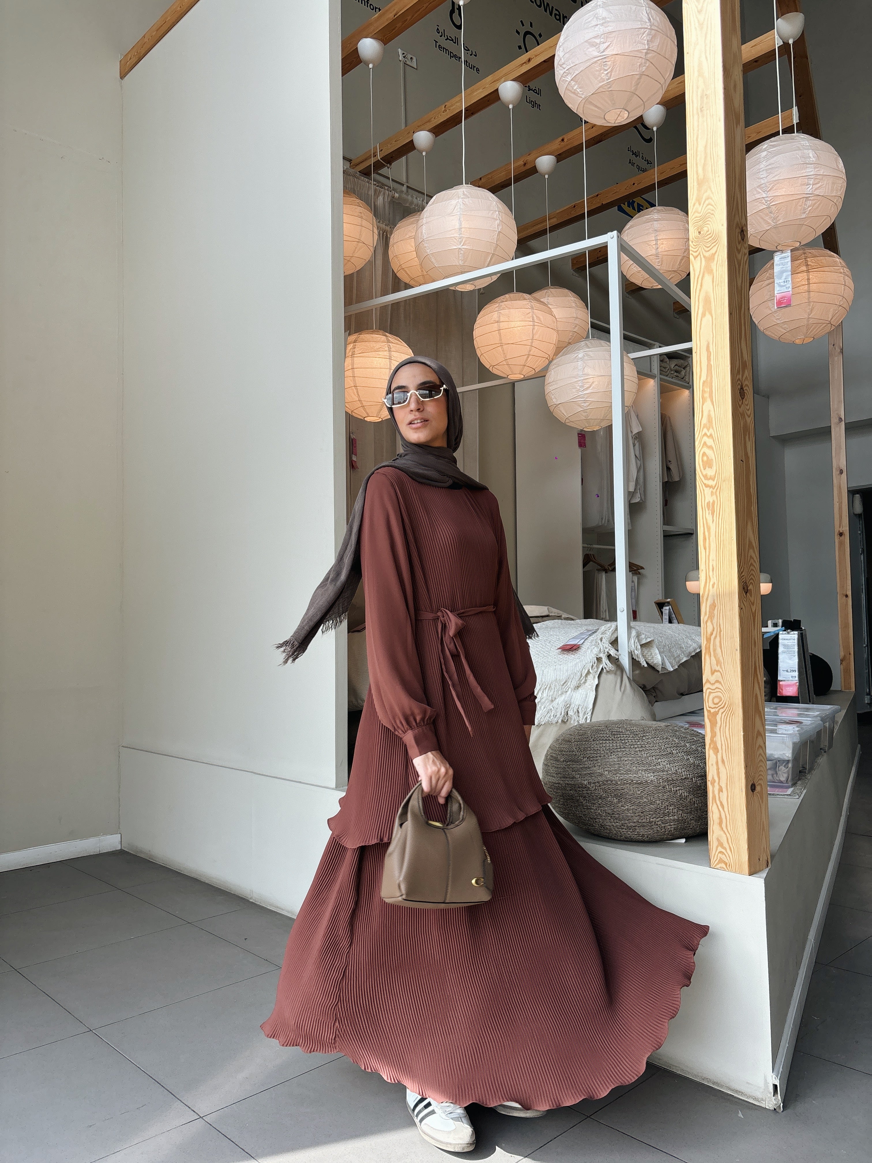 Layered pleated dress C0249 – theblackcloset