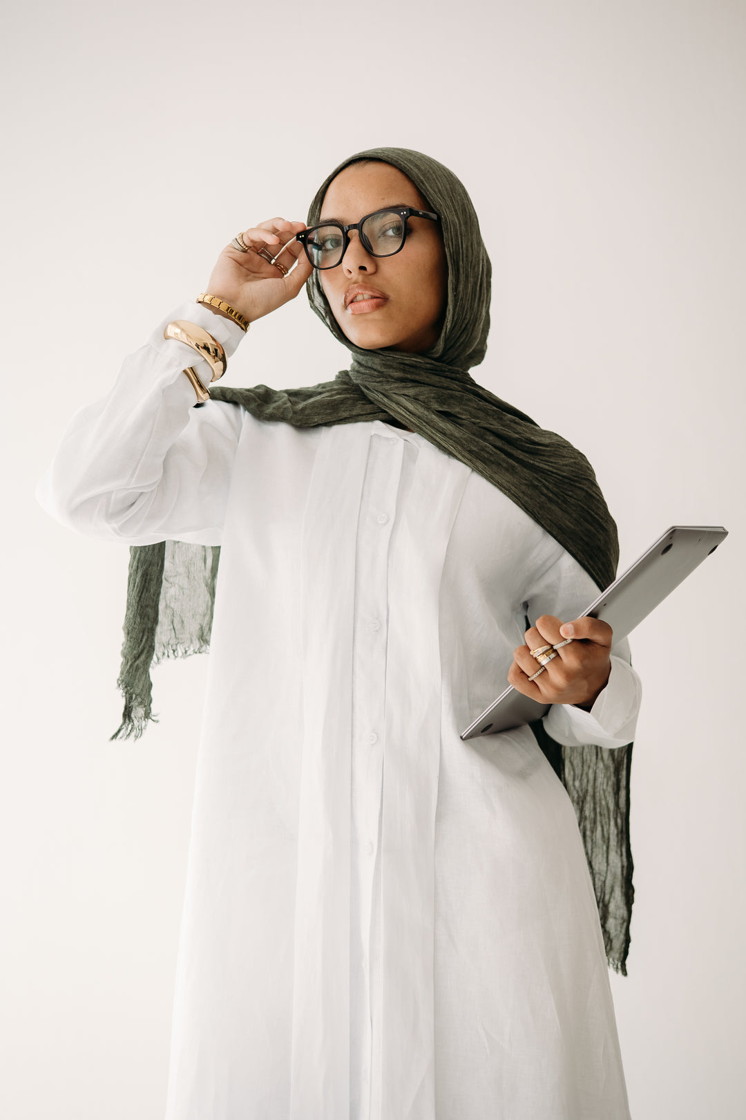 Maxi Tie-Linen Shirt C0432