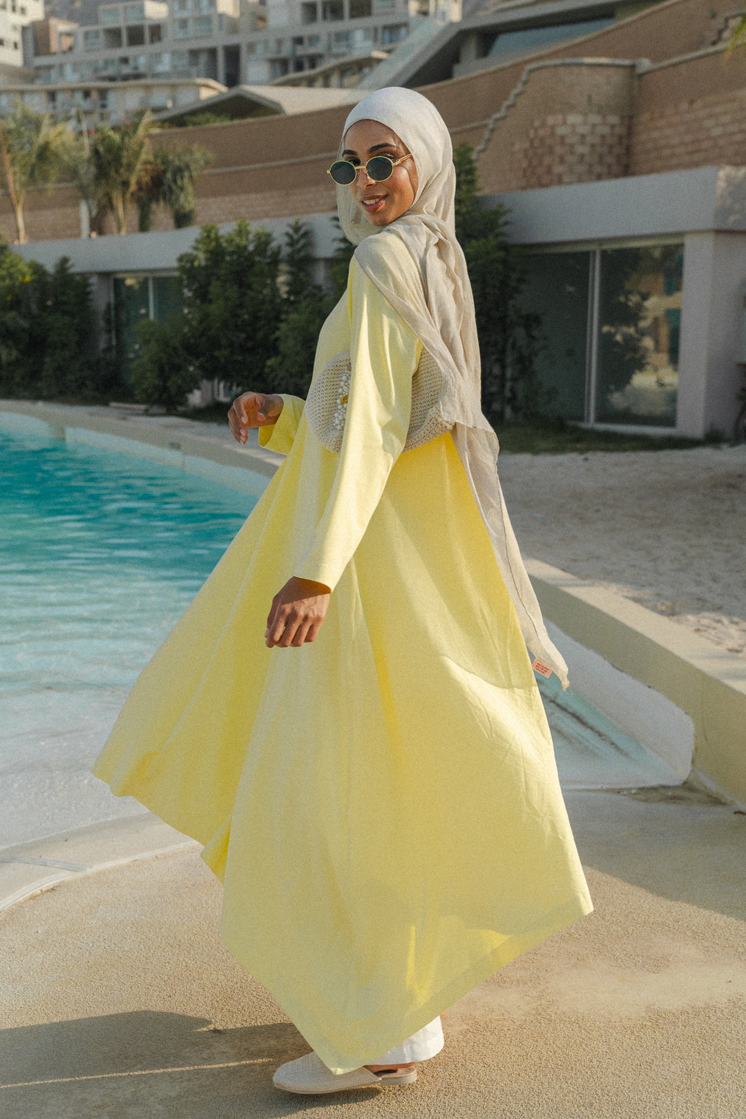 Asymmetrical Cotton Dress C0143 theblackcloset Asymmetrical Cotton Dress C0143 theblackcloset