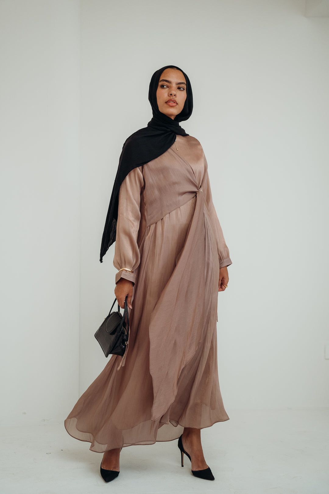 Sheer Knot Dress C0421