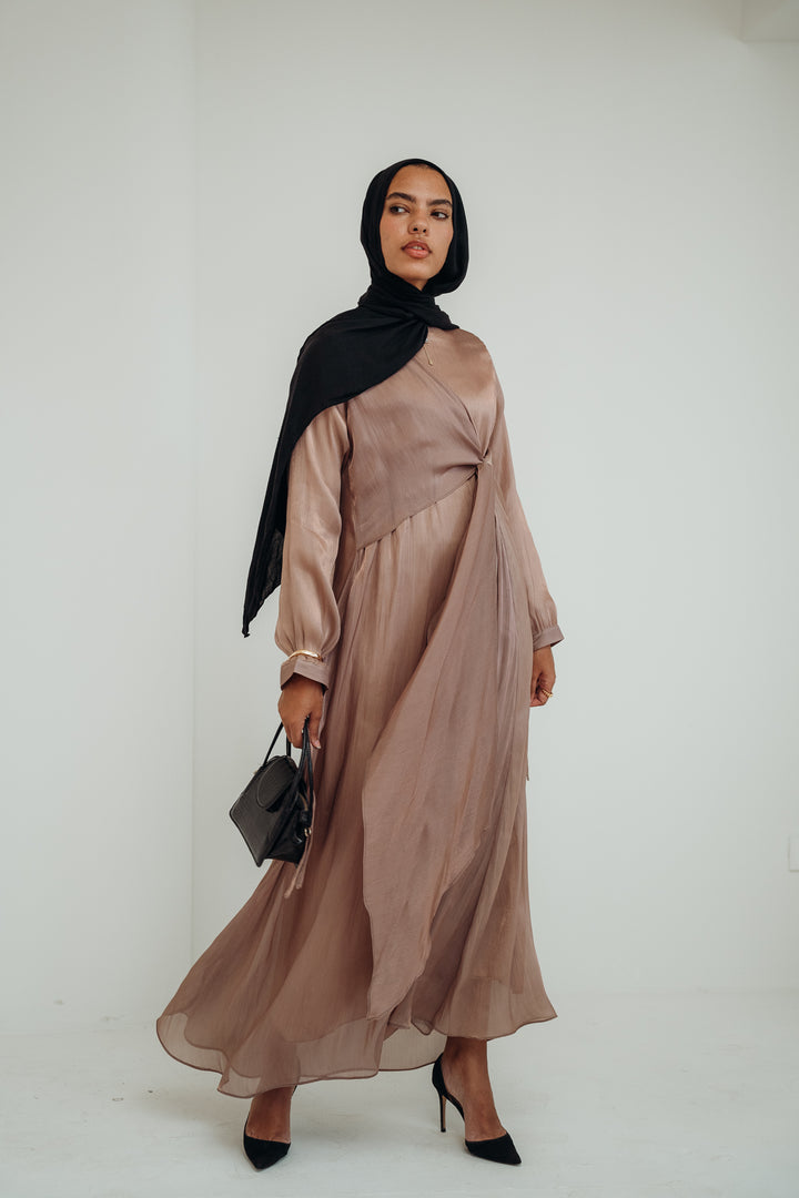 Sheer Knot Dress C0421