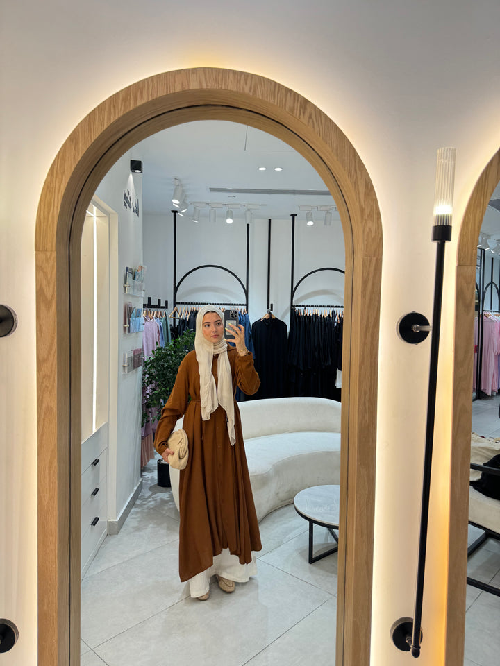 Linen maxi shirt C0206